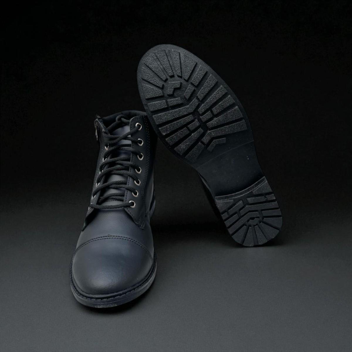 Bota Masculina Code Altar Preta Preto 2