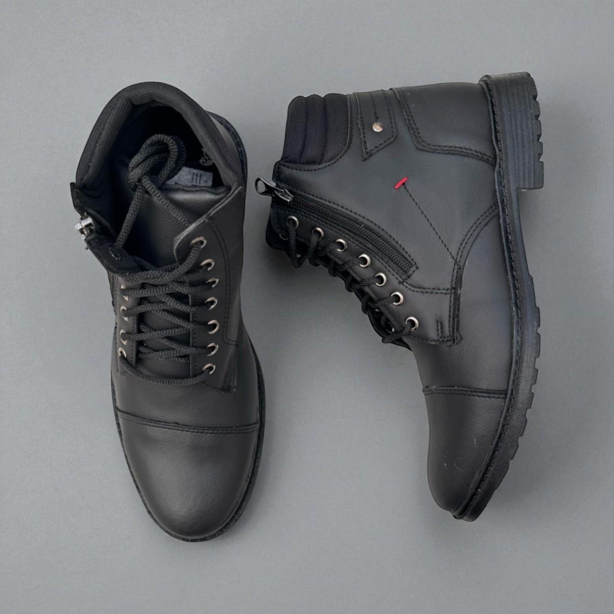 Bota Masculina Code Altar Preta Preto 4