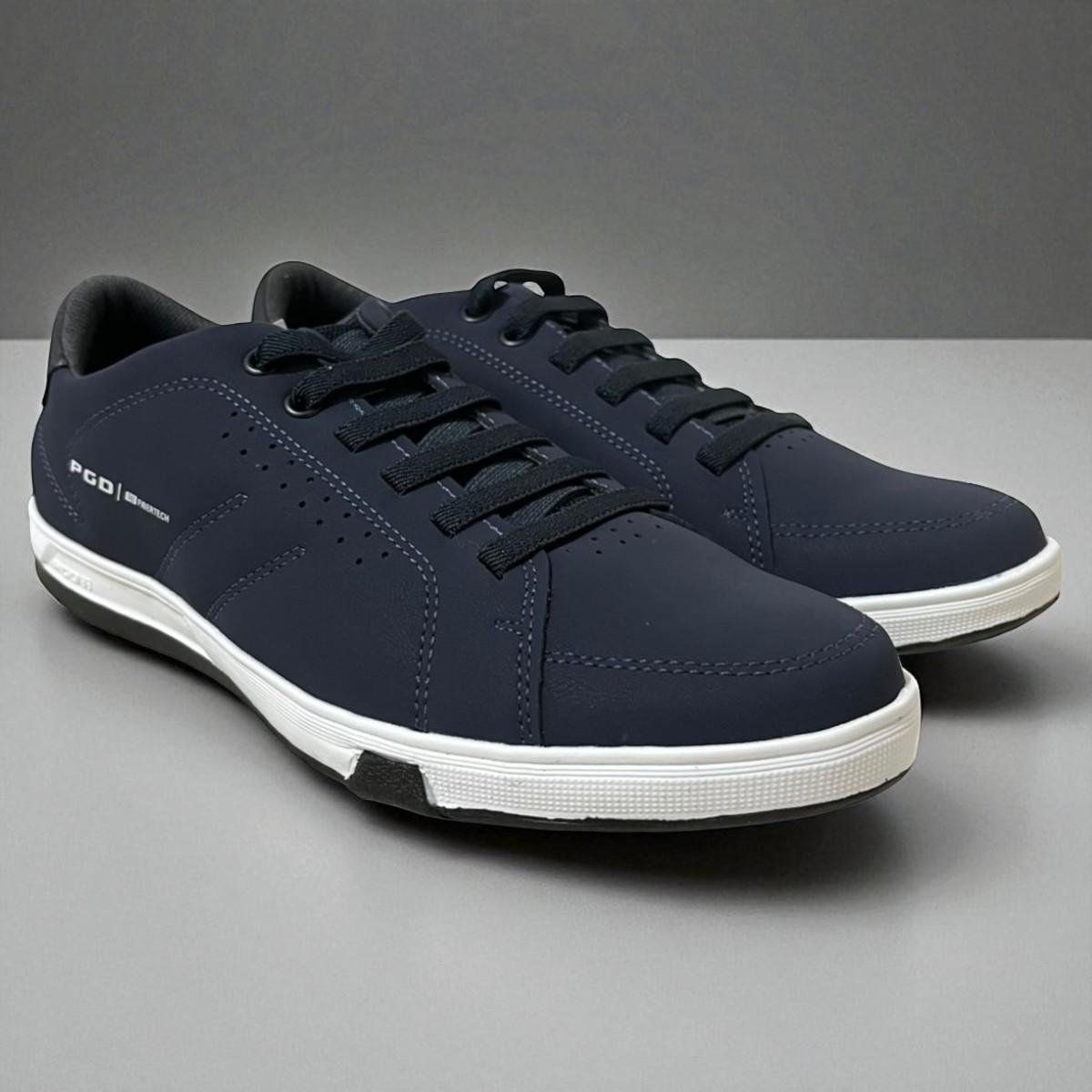 Sapatênis Masculino Pegada Microfibra Importado Navy 2