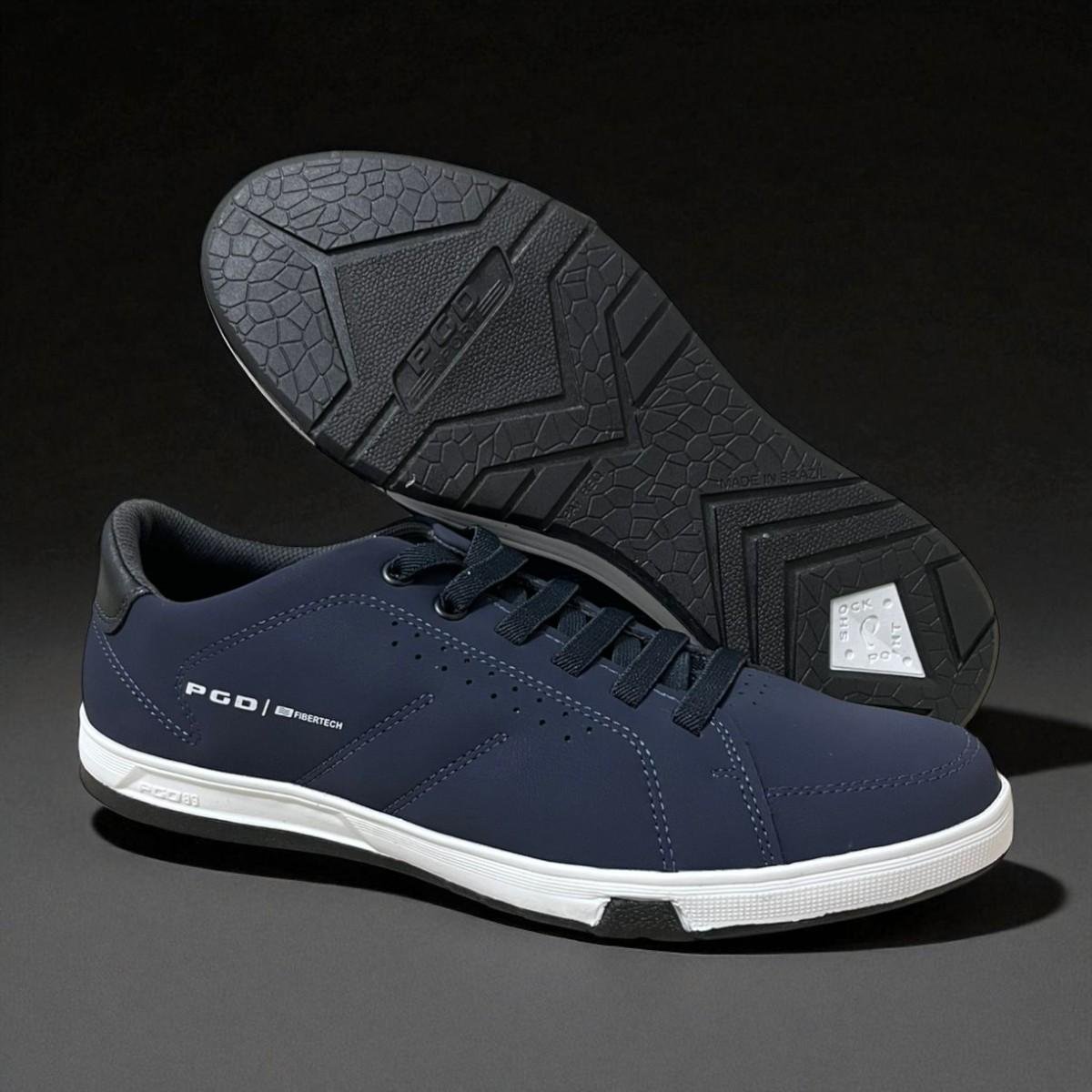 Sapatênis Masculino Pegada Microfibra Importado Navy 3