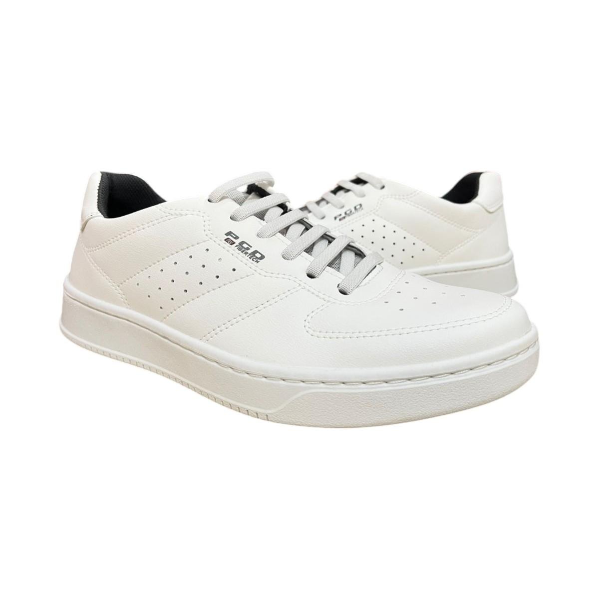 Sapato pegada masculino importado branco Branco 3