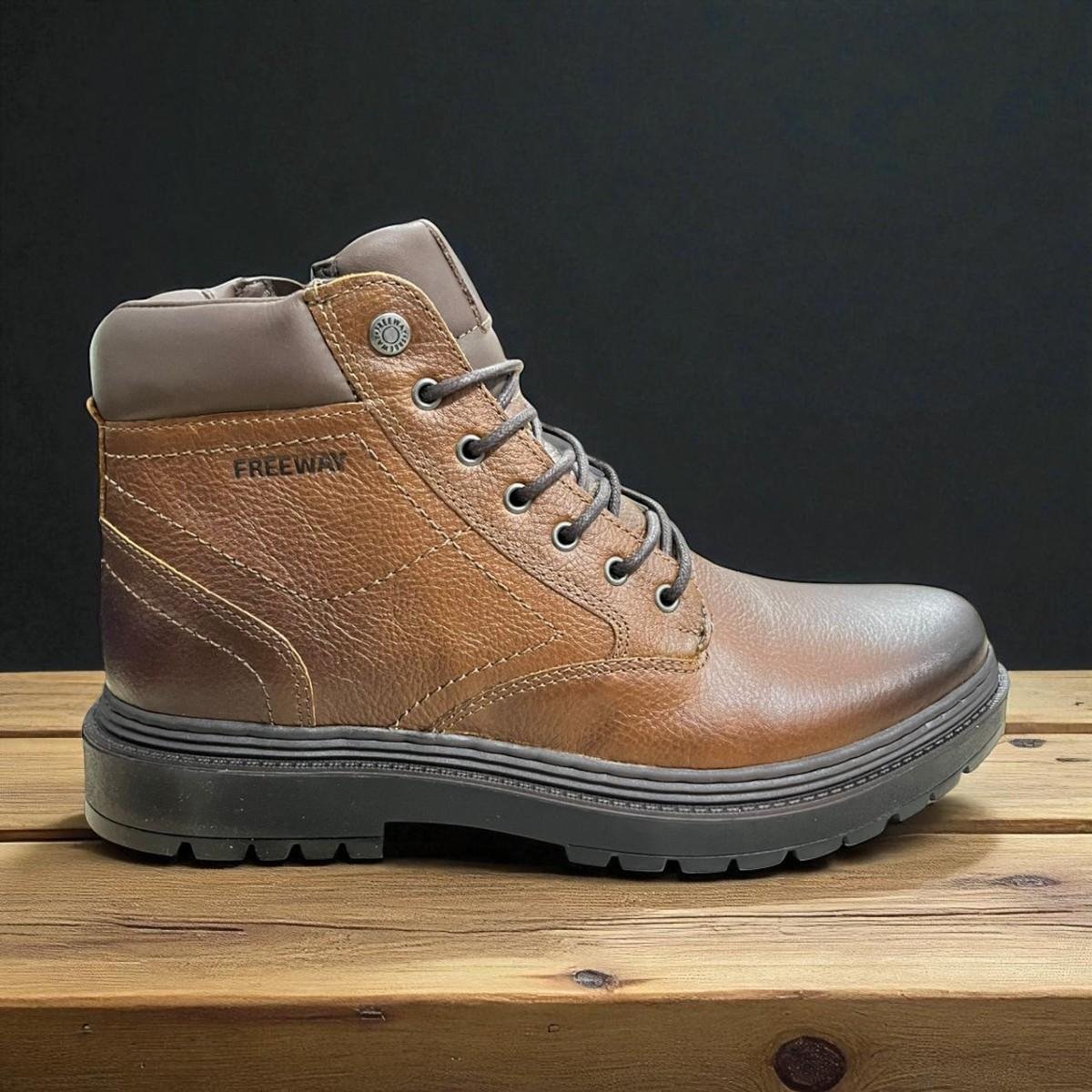 Bota Coturno Freeway Masculino Rústico Jack03 Marrom 3