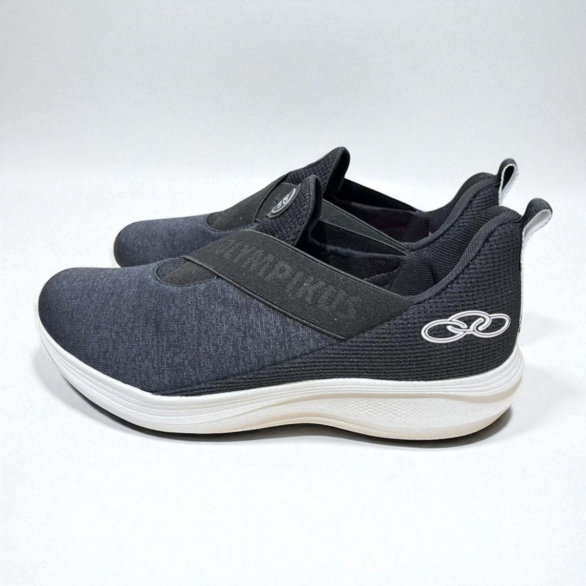Tenis Olympikus Feminino Easy 3 Calce Facil Mescla Preto Preto 4