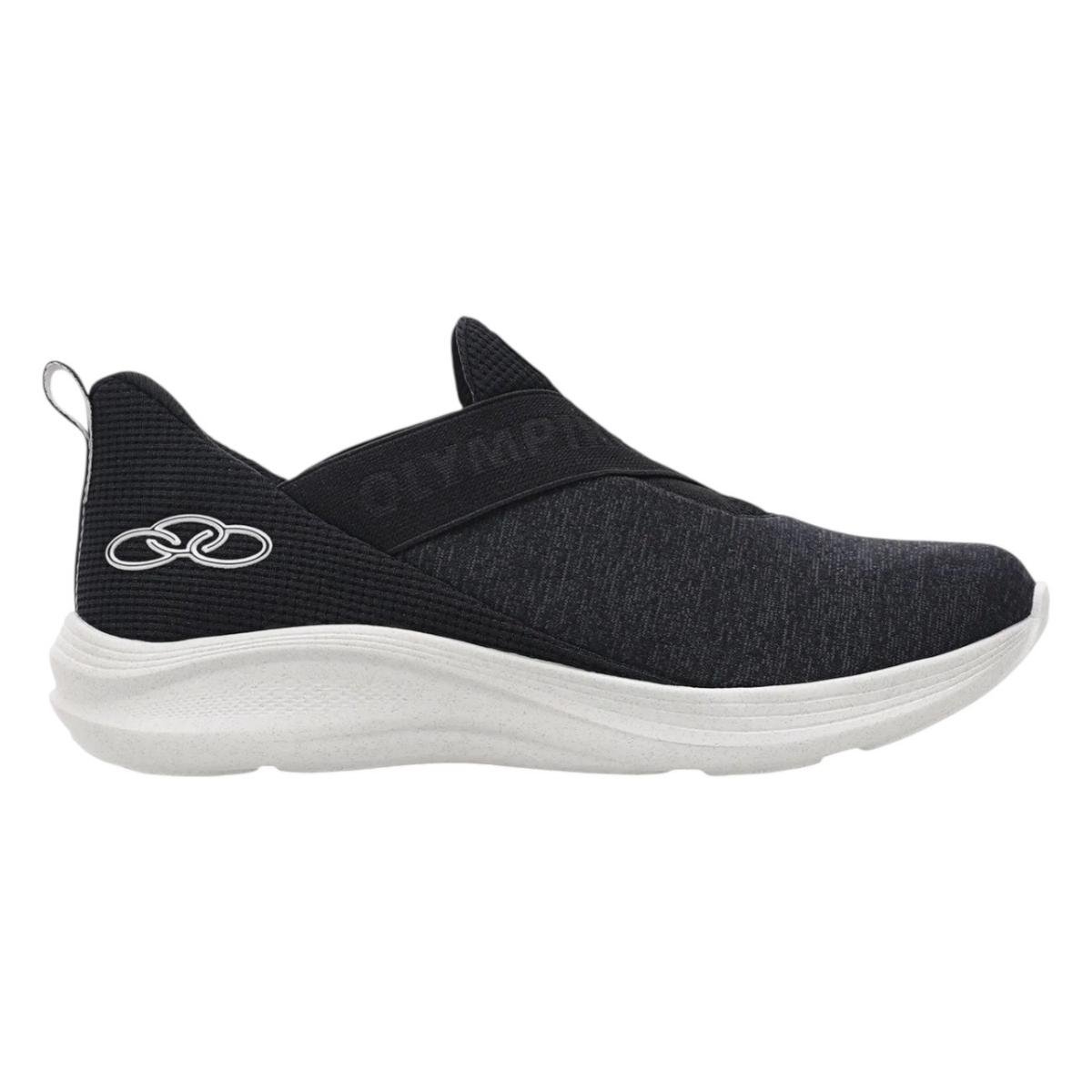 Tenis Olympikus Feminino Easy 3 Calce Facil Mescla Preto Preto 5