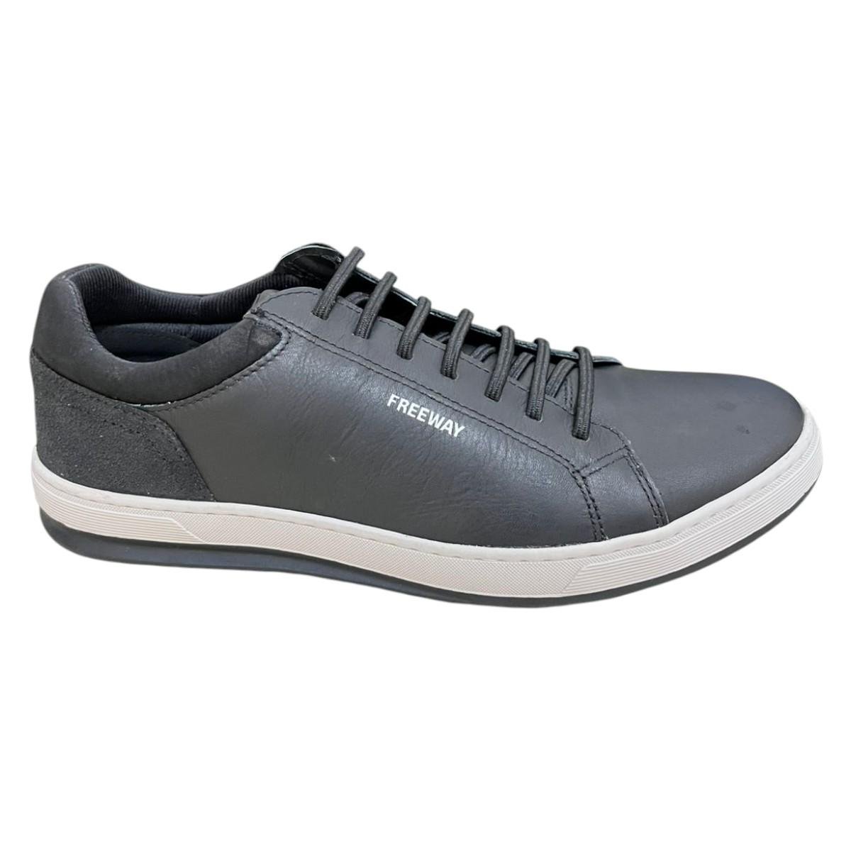 Sapatênis Masculino Freeway Link04 Couro Preto