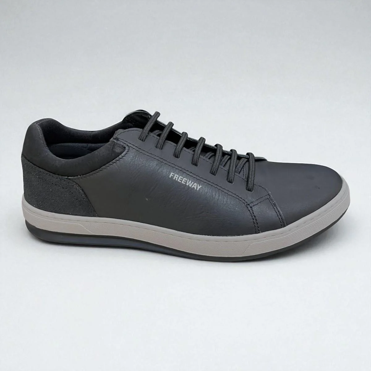 Sapatênis Masculino Freeway Link04 Couro Preto Preto 3