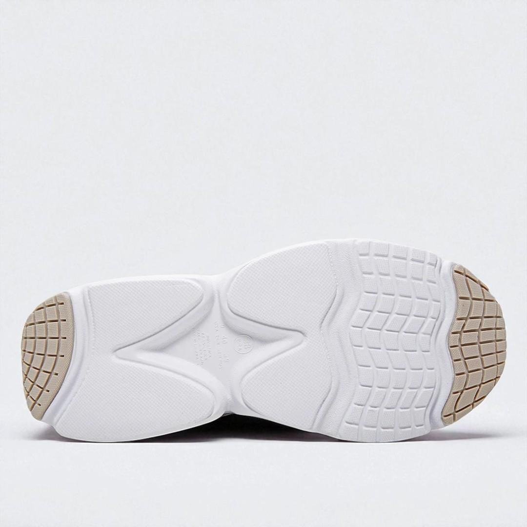 Tênis vizzano feminino leve esportivo e casual Branco/Prata 5