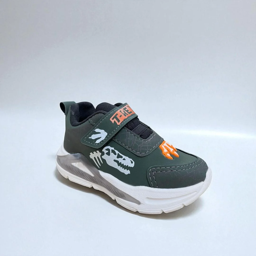 Tenis infantil minipe dino verde musgo meninos Verde Musgo 2