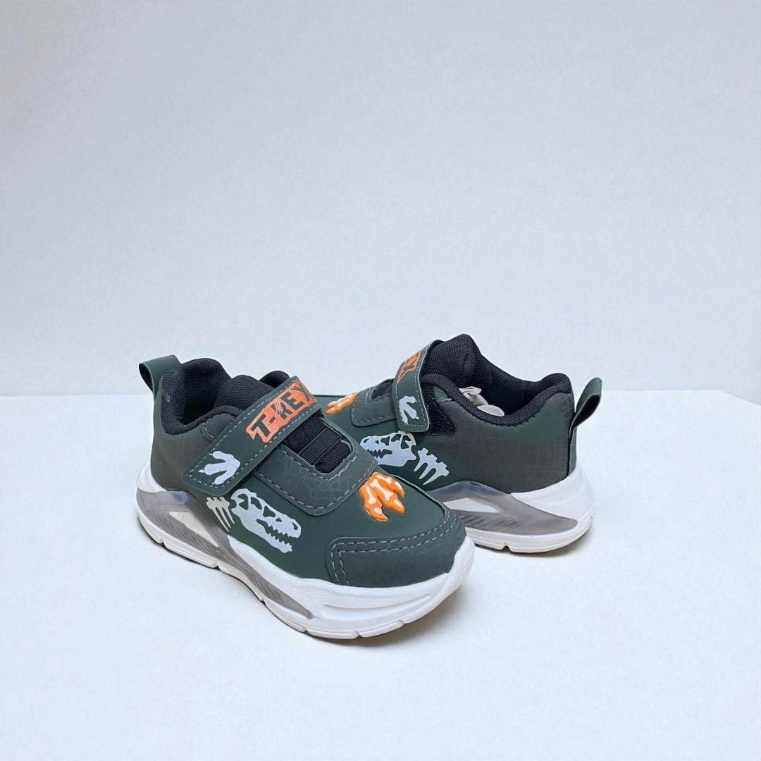 Tenis infantil minipe dino verde musgo meninos Verde Musgo 3
