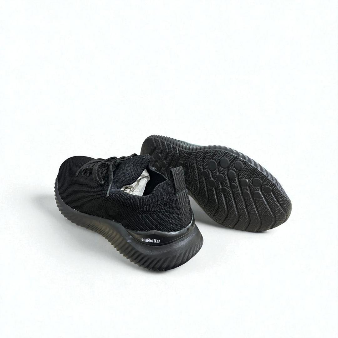 Tênis Actvitta gaspea masculino confortável e leve - Preto Preto 4