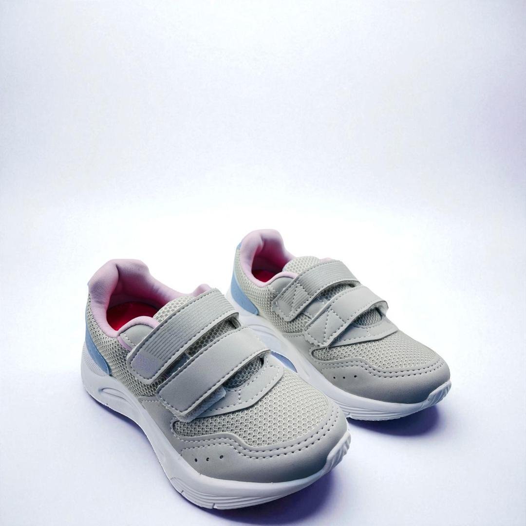 Tênis klin menina new sport mini gelo-azul Branco/Cinza 2