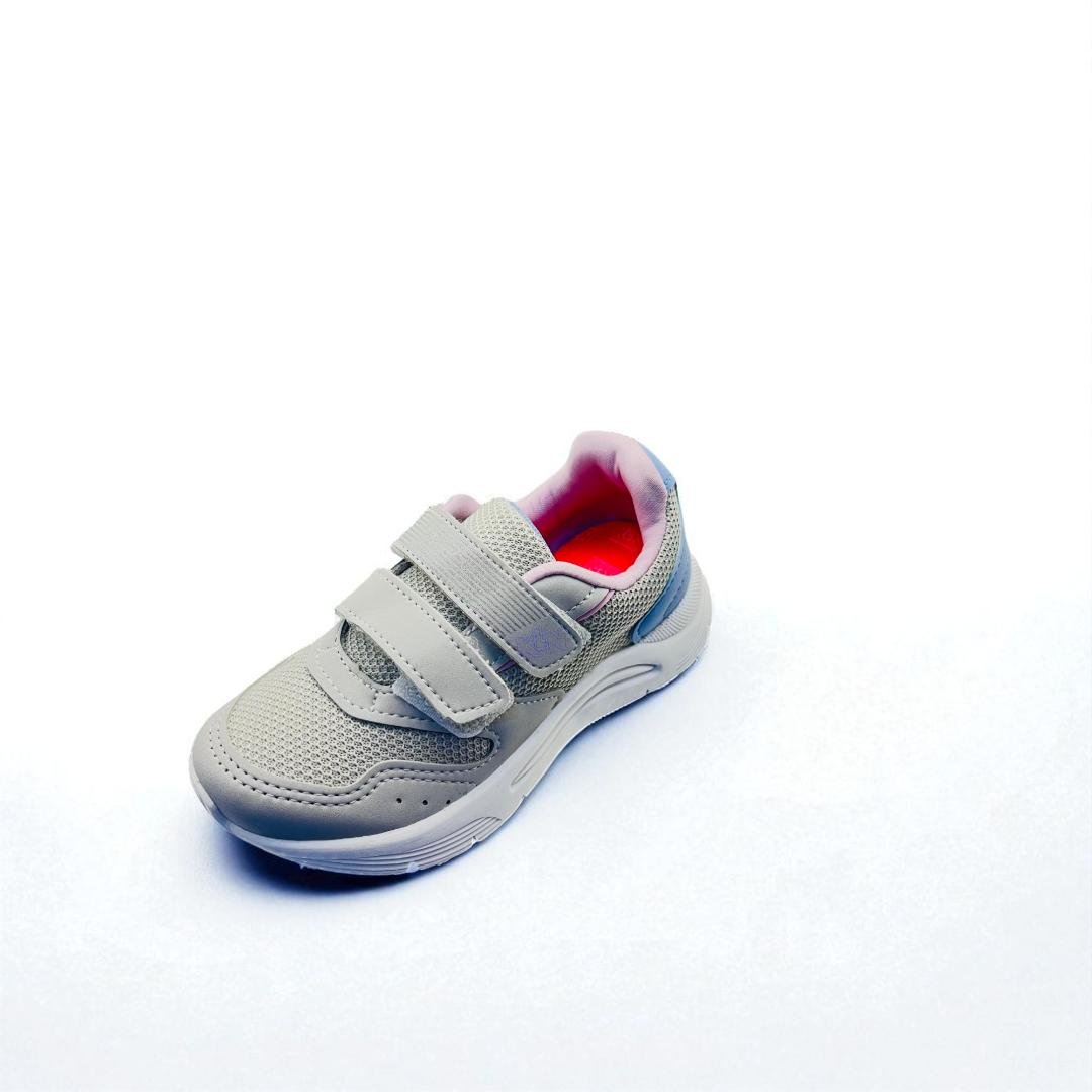 Tênis klin menina new sport mini gelo-azul Branco/Cinza 6