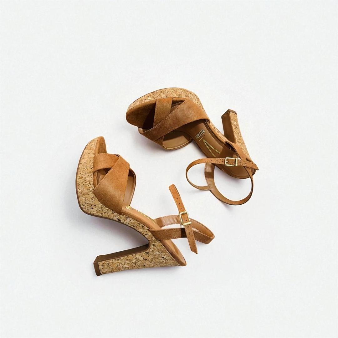 Sandália Vizzano Camurça Flex Feminino Marrom 2