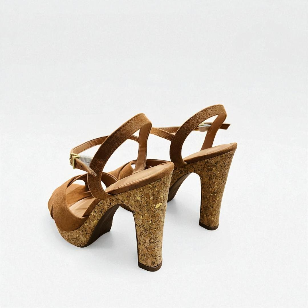 Sandália Vizzano Camurça Flex Feminino Marrom 3