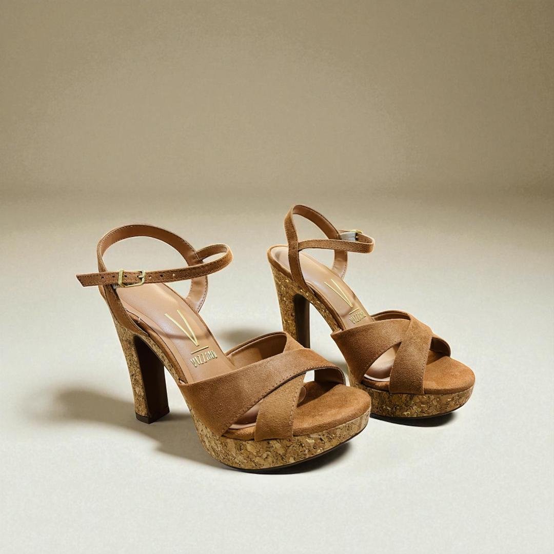 Sandália Vizzano Camurça Flex Feminino Marrom 5