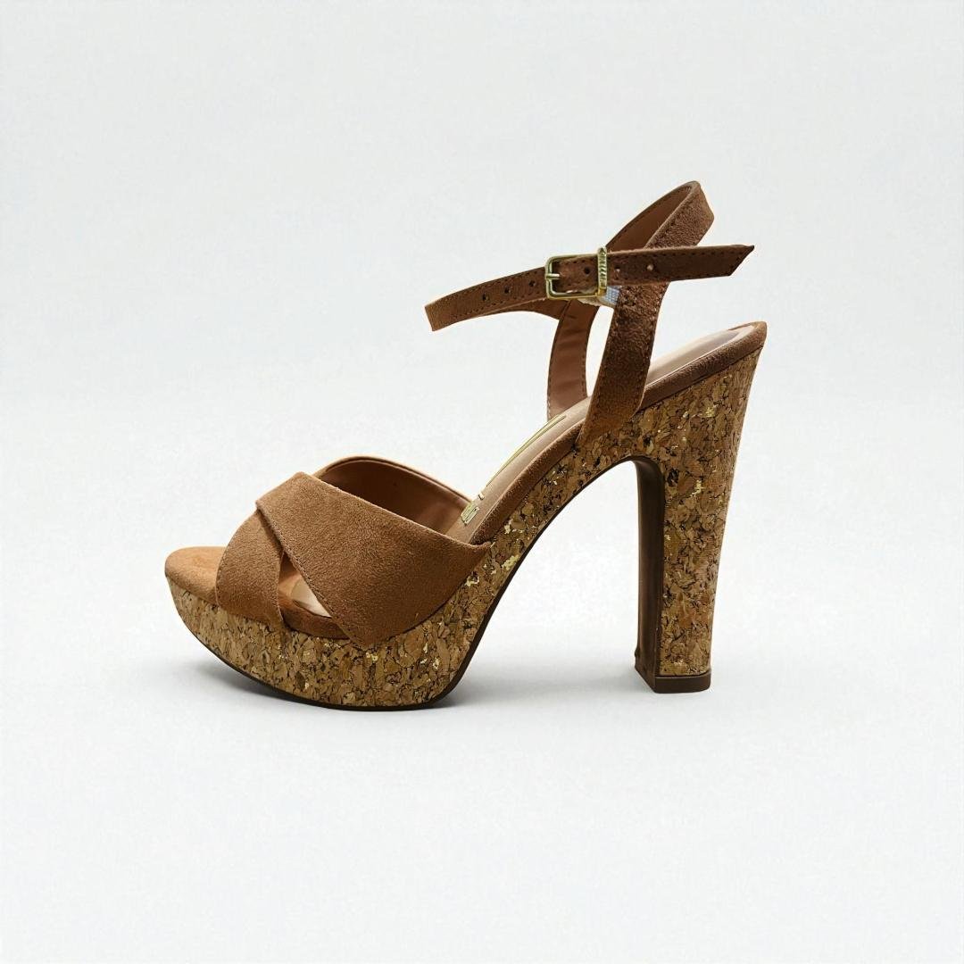 Sandália Vizzano Camurça Flex Feminino Marrom 6