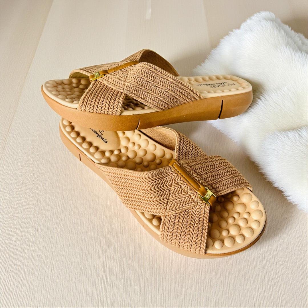 Tamanco Feminino Ortopédico Modare Ultraconfort Nude 2