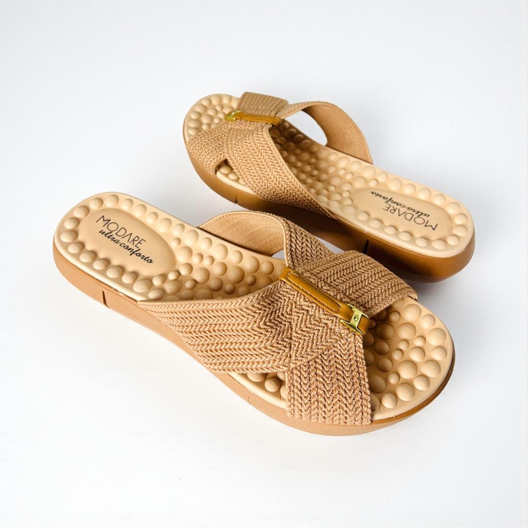 Tamanco Feminino Ortopédico Modare Ultraconfort Nude 5