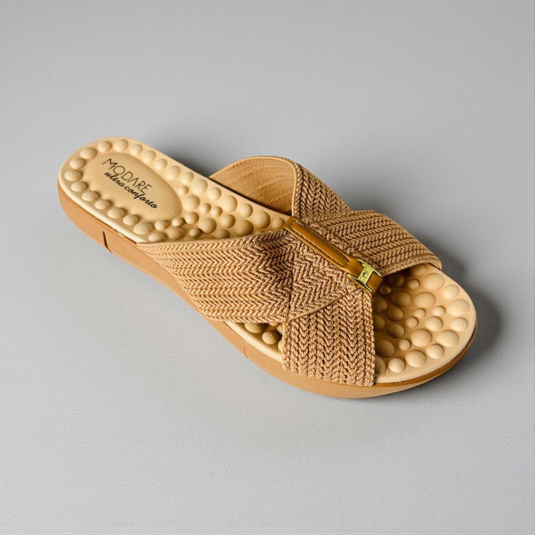 Tamanco Feminino Ortopédico Modare Ultraconfort Nude 6