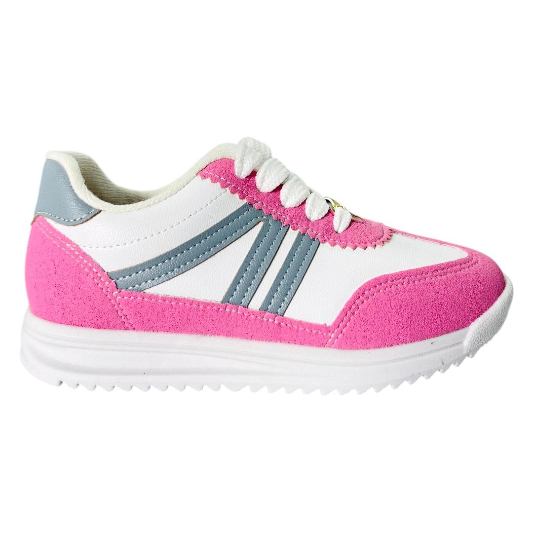 Tênis molekinha casual menina design moderno