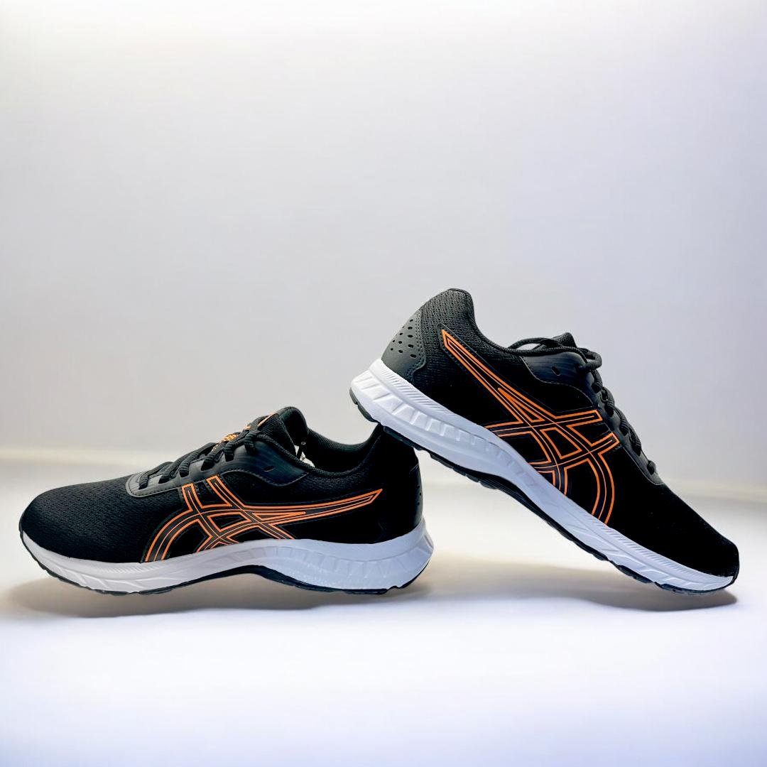 Tênis Asics Raiden 4 Masculino Corrida - Caminhada Preto/Laranja 6
