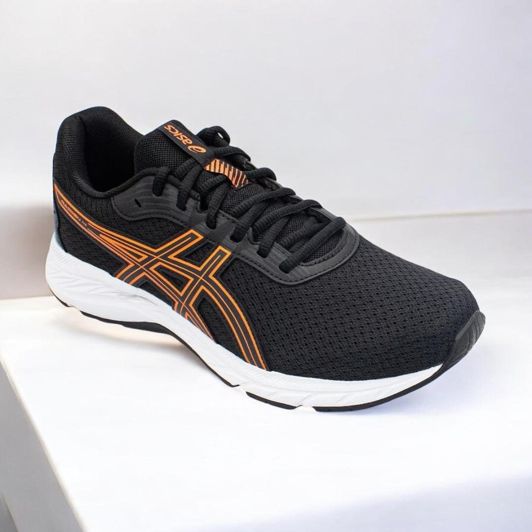 Tênis Asics Raiden 4 Masculino Corrida - Caminhada Preto/Laranja 3