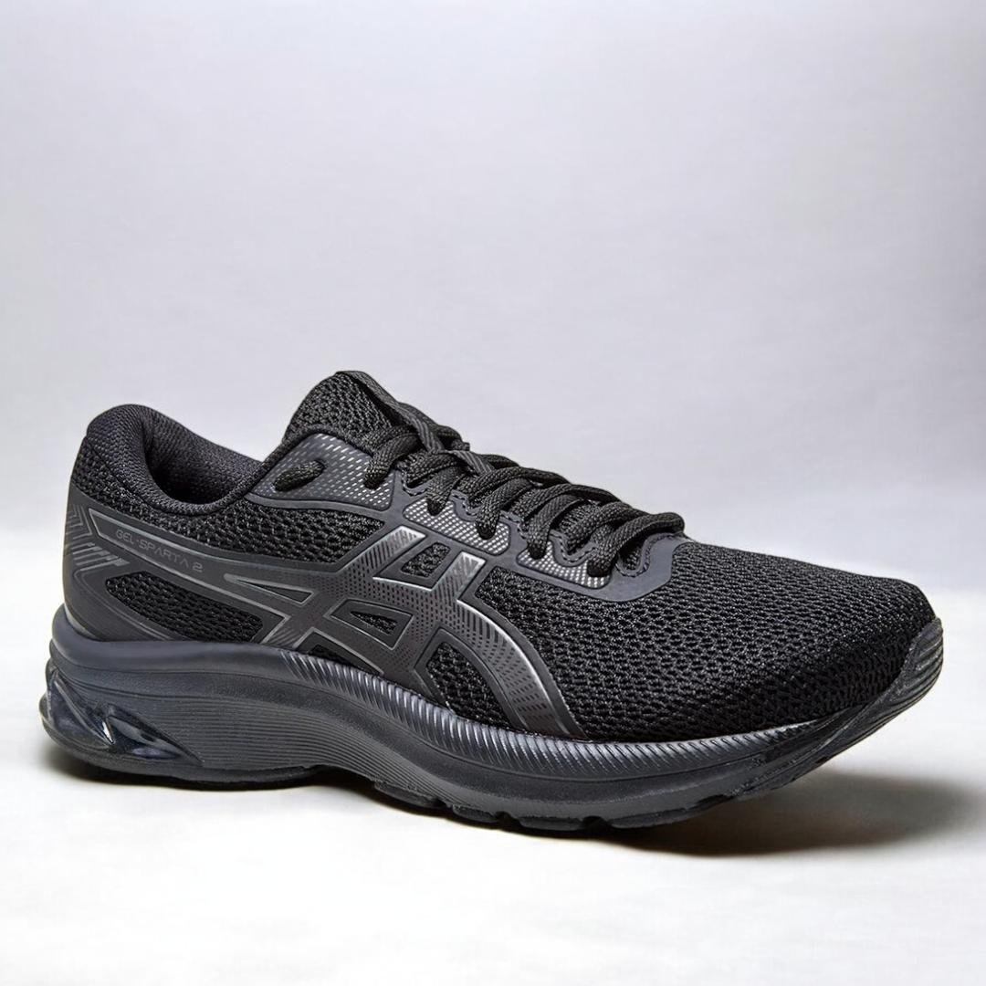Tênis Asics Gel Sparta 2 Masculino Corrida Todo Preto Preto 5