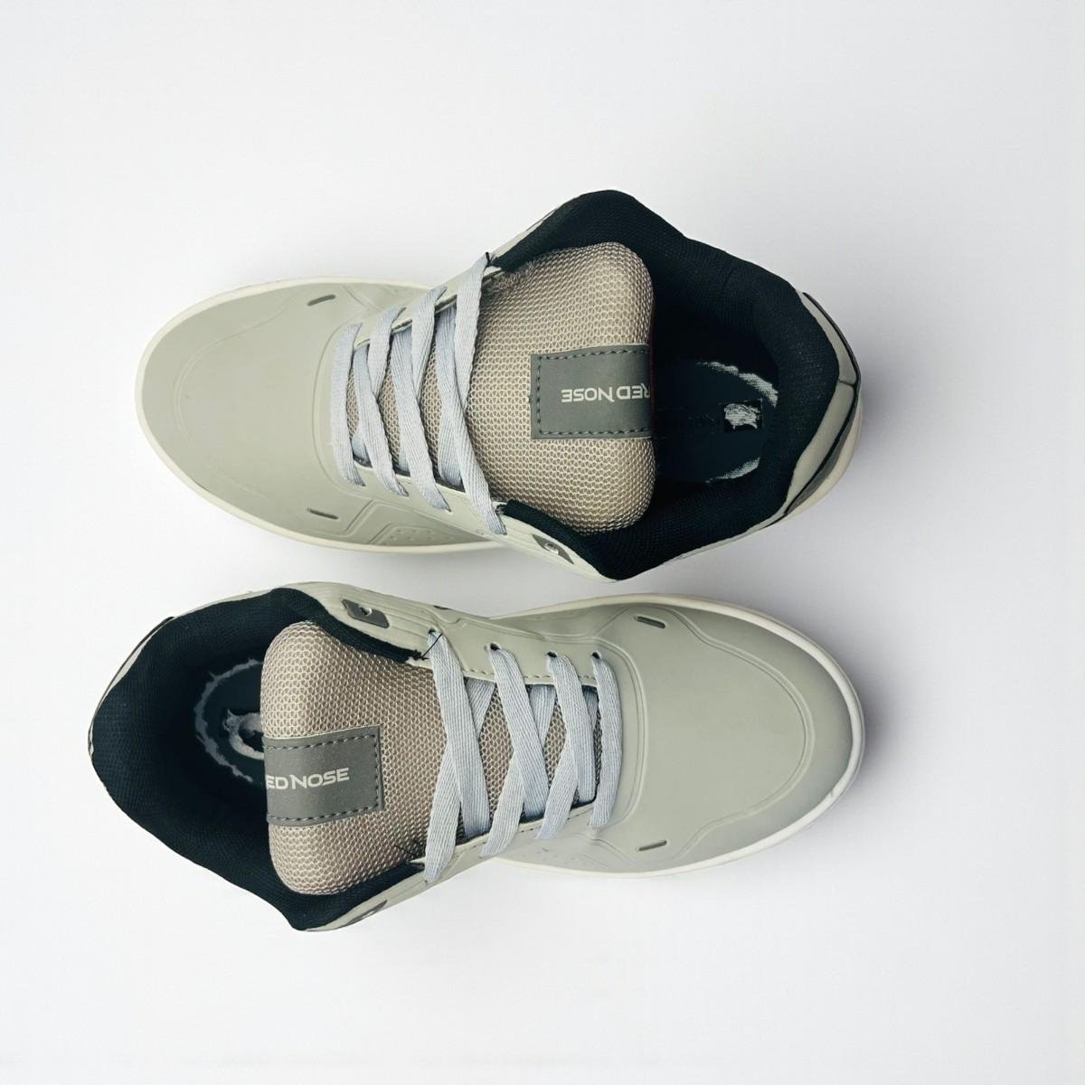 Tênis Masculino Red Nose Estilo Streetwear Bege 4