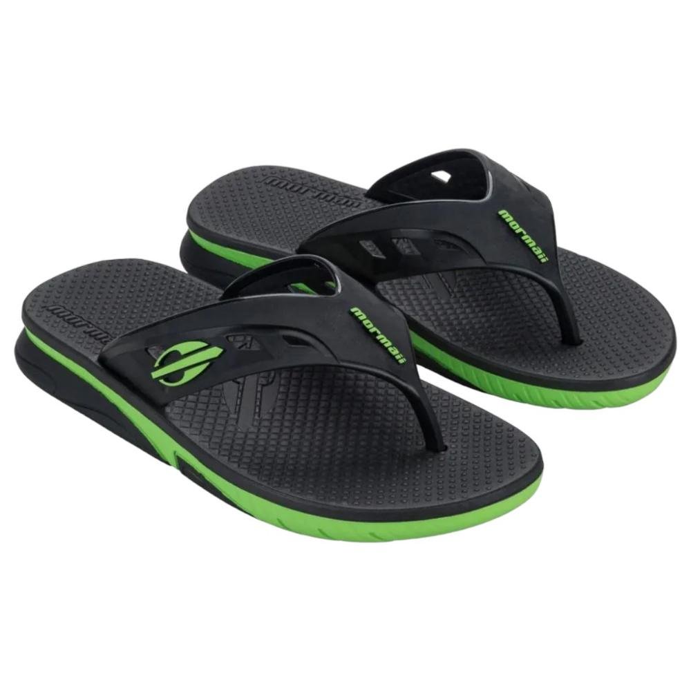 Chinelo Masculino Swap Mormaii Verão Preto/Verde 2
