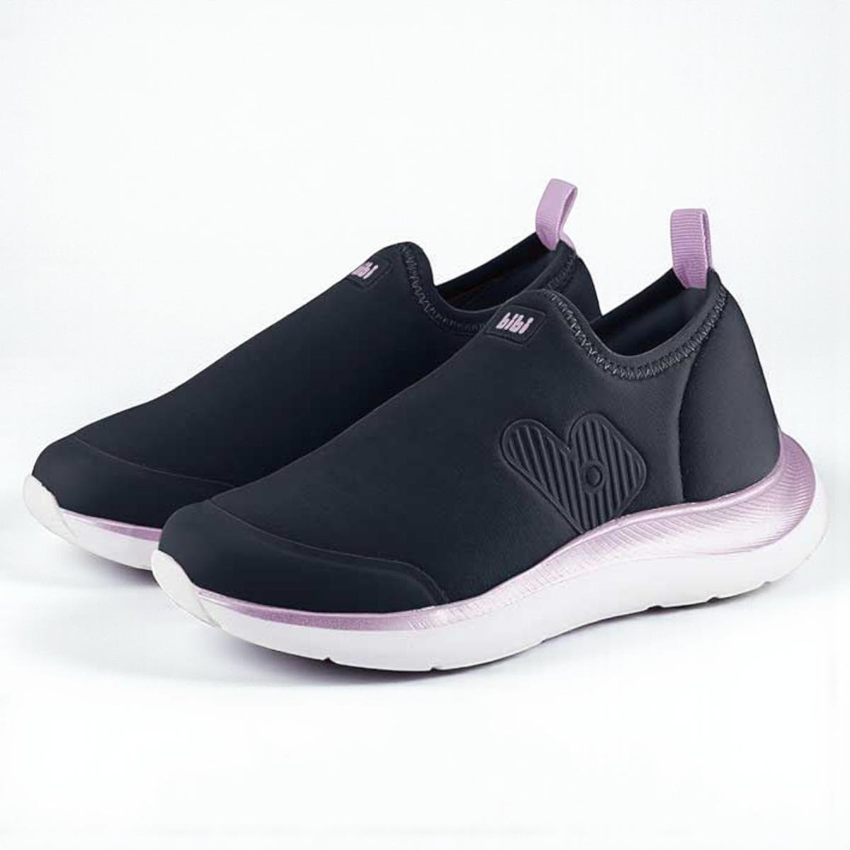 Tênis Infantil Bibi Action Lycra - Calce Fácil Leve e Anatômico Azul Marinho 4