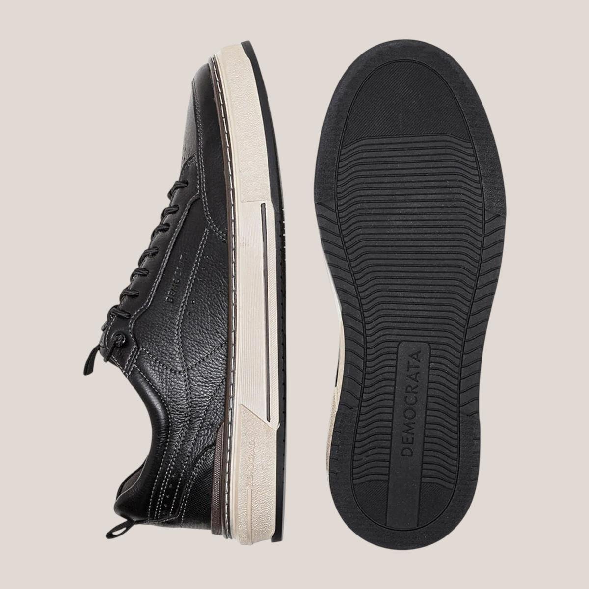 Sapatênis Democrata Foster Masculino Casual Preto 4