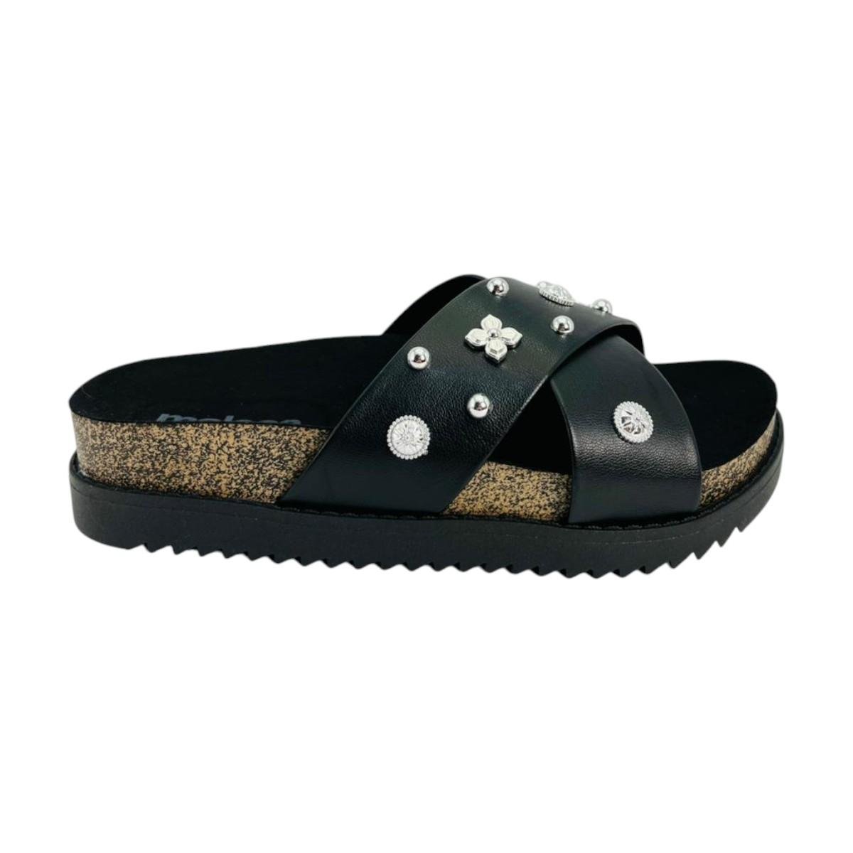 Tamanco Slide Com Tacha Moleca Feminino Novo