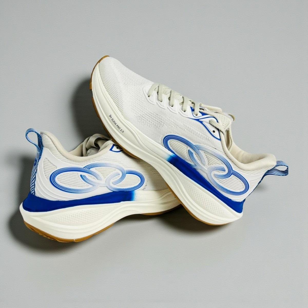 Tenis Masculino Olympikus Corrida Pride 4 Branco/Azul 4