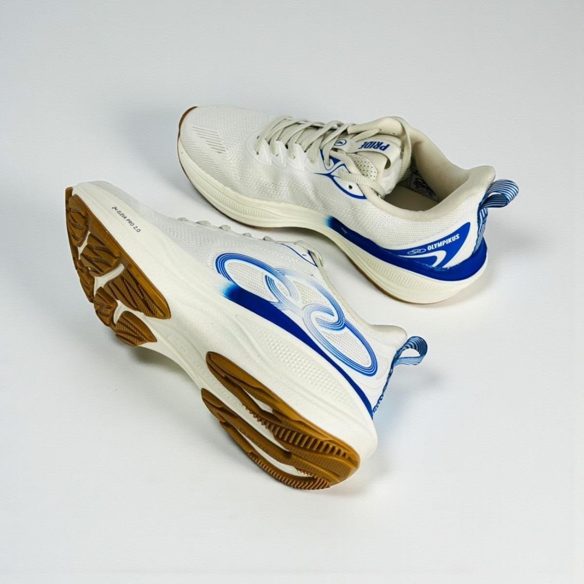 Tenis Masculino Olympikus Corrida Pride 4 Branco/Azul 5