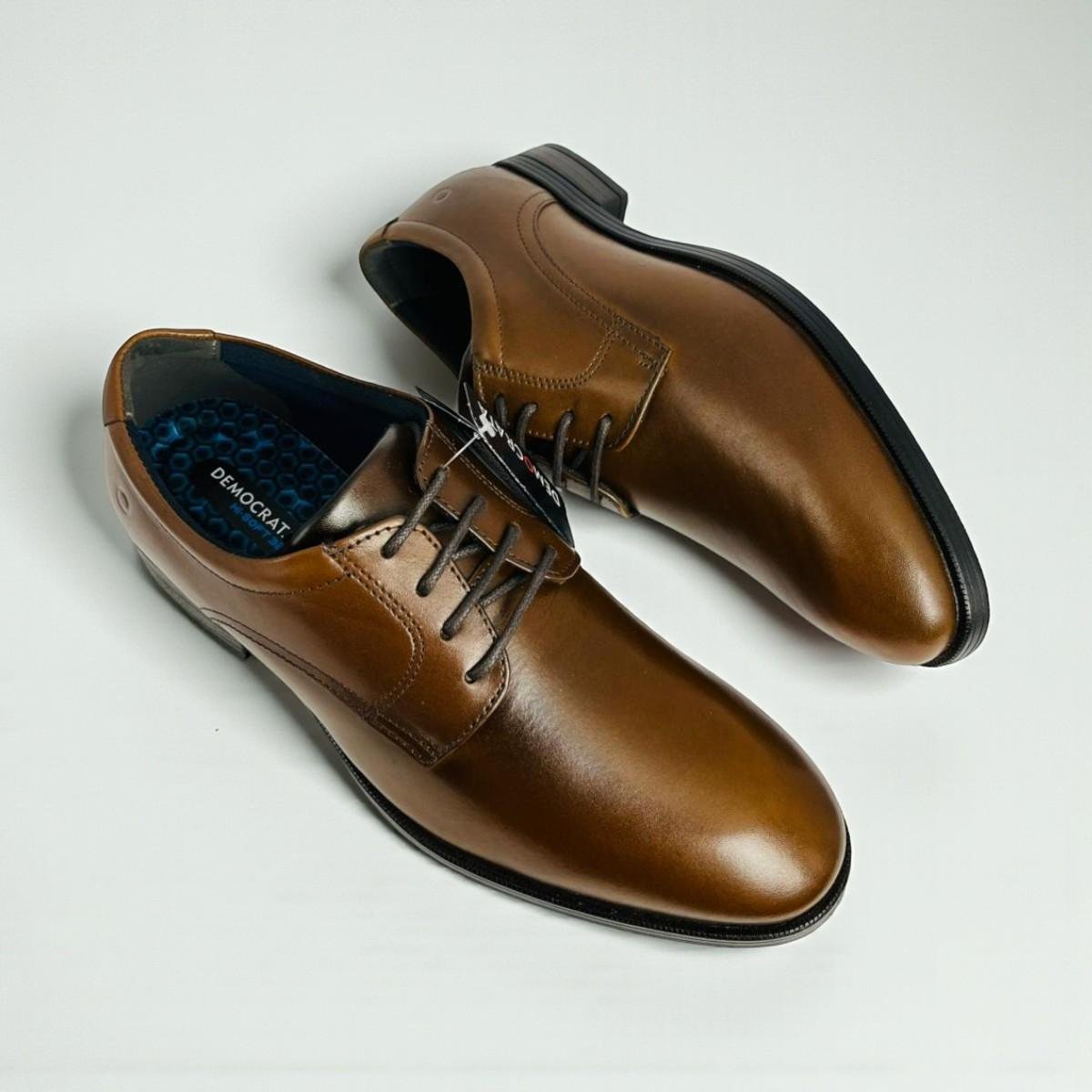 Sapato Social Democrata Duke Hi-Soft Masculino Tan 4