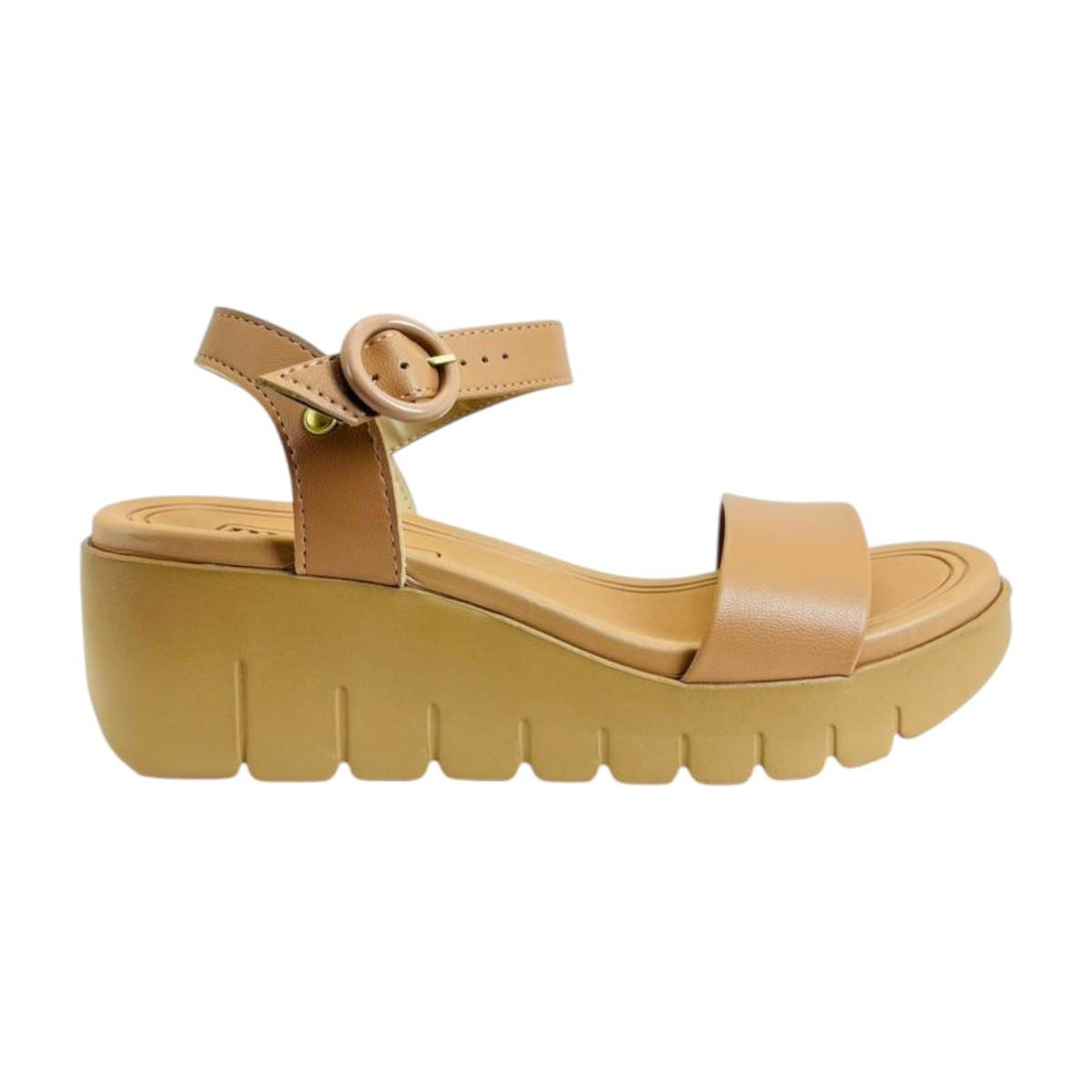 Sandalia Feminina Moleca Anabela Napa