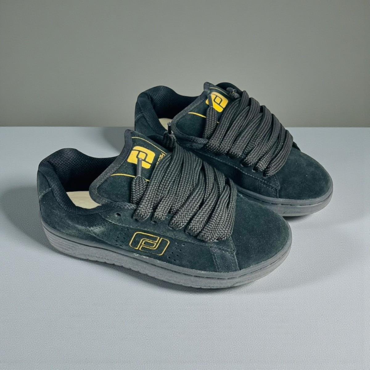 Tenis Freeday Urbano Jab Wide Preto Preto 5