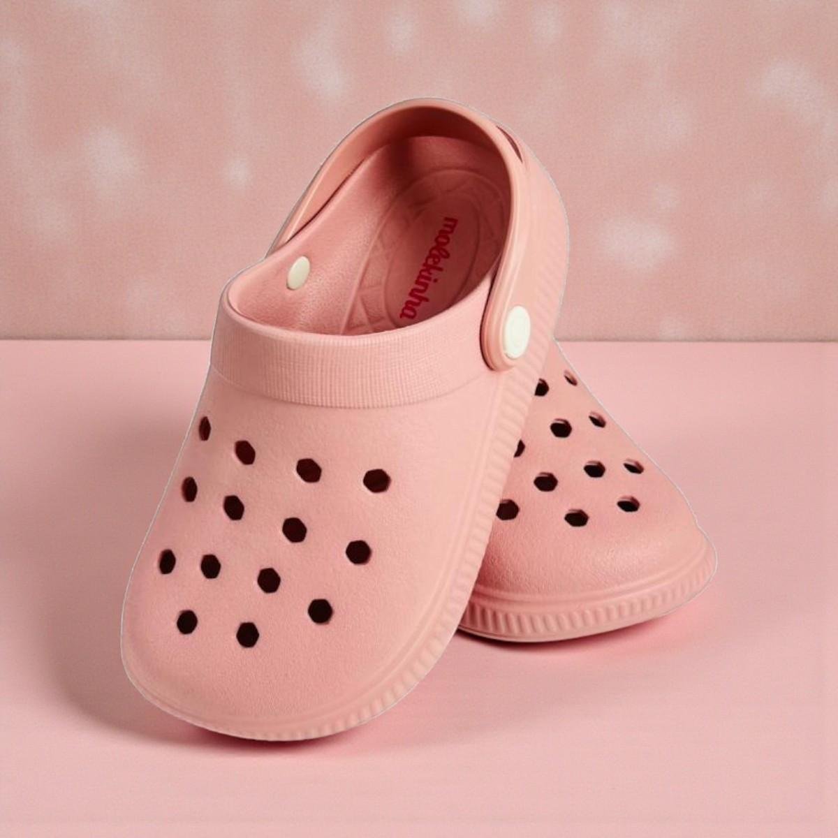 Sandália Babuch Molekinha Infantil EVA Conforto Rosa 6