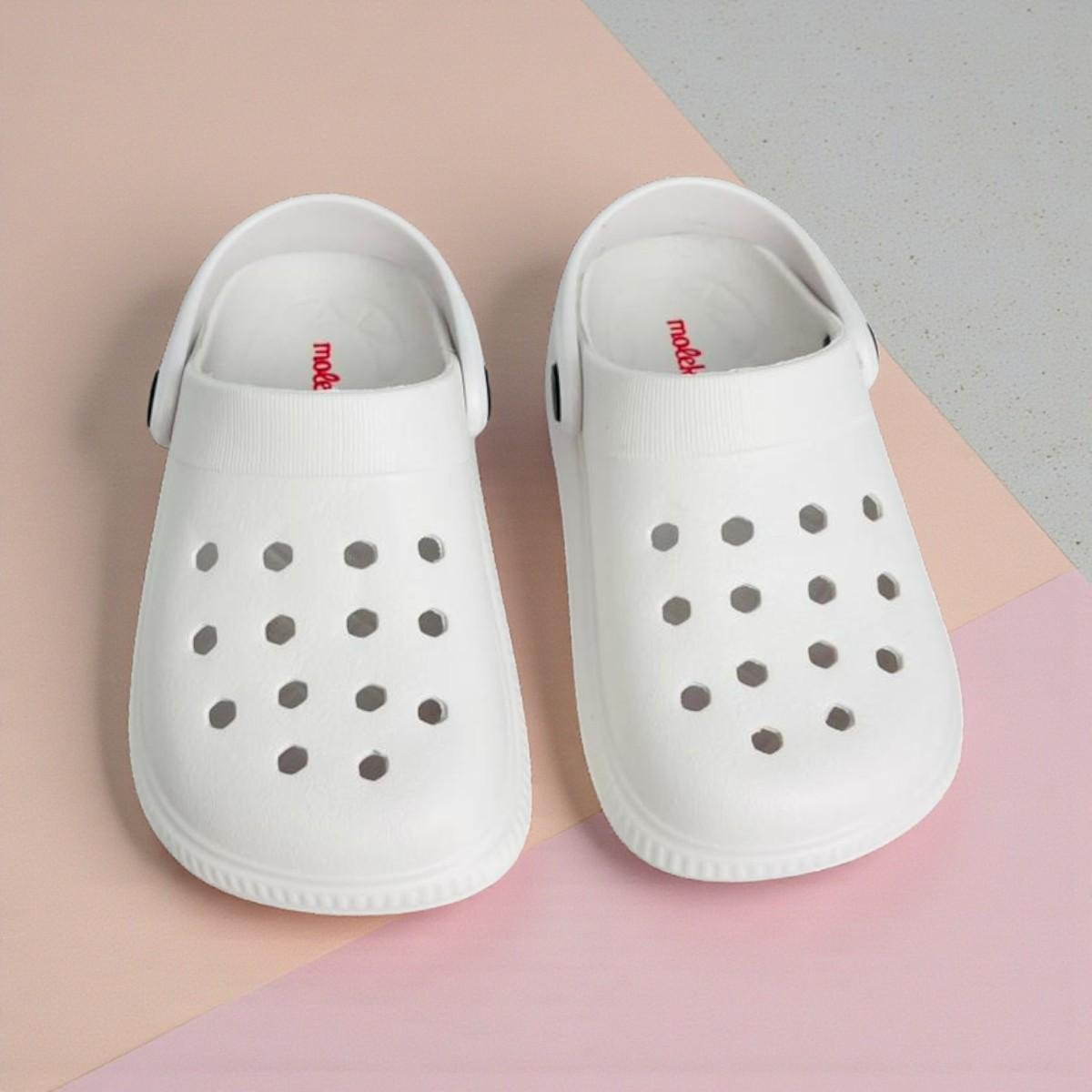 Sandália Babuch Molekinha Infantil EVA Conforto Branco 6