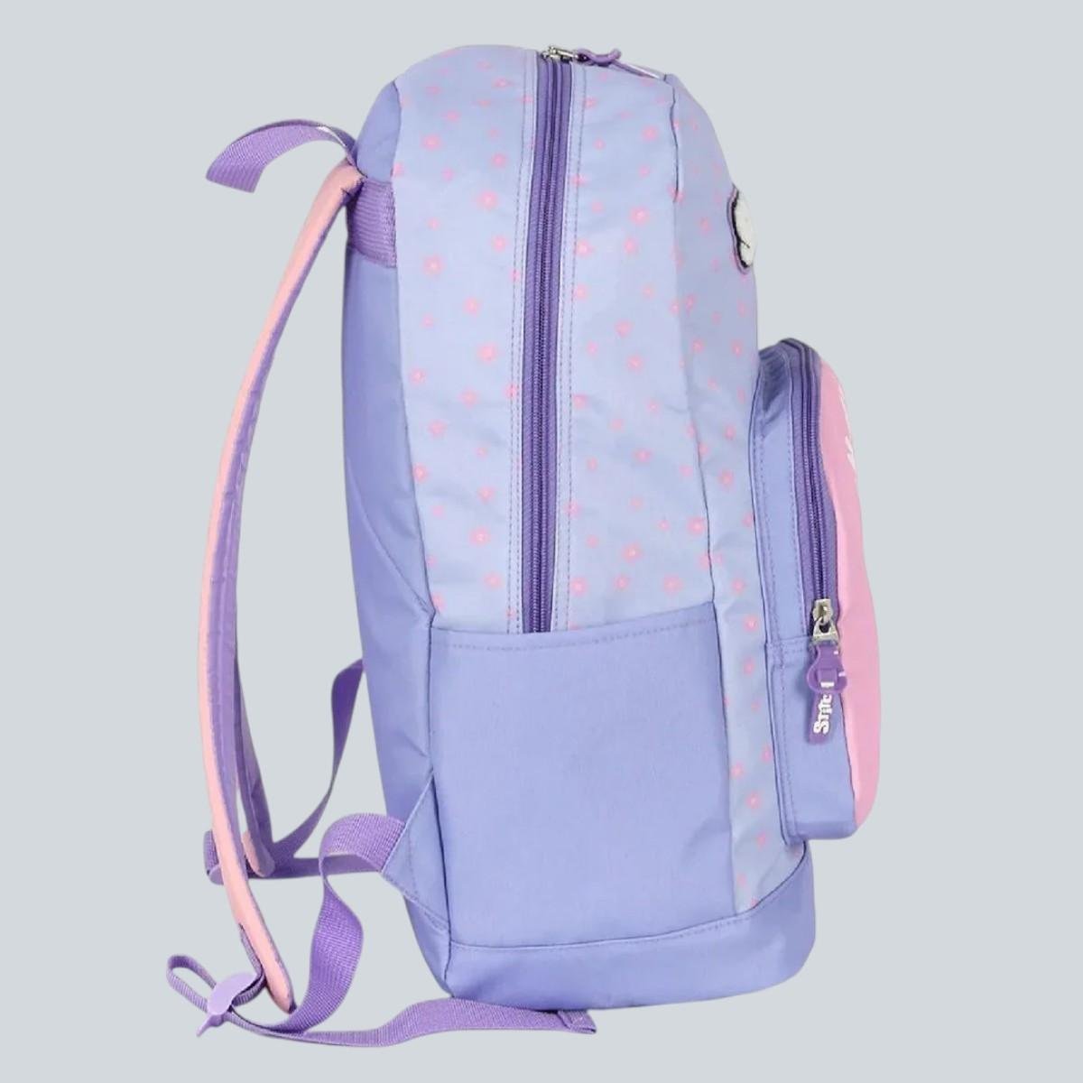 Mochila Luxcel Stitch Menina Escolar Roxo Roxo 4