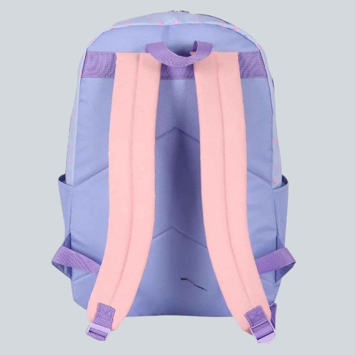 Mochila Luxcel Stitch Menina Escolar Roxo Roxo 5
