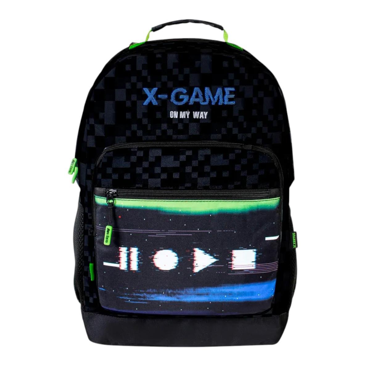Mochila college x-game masculina costas xeryus