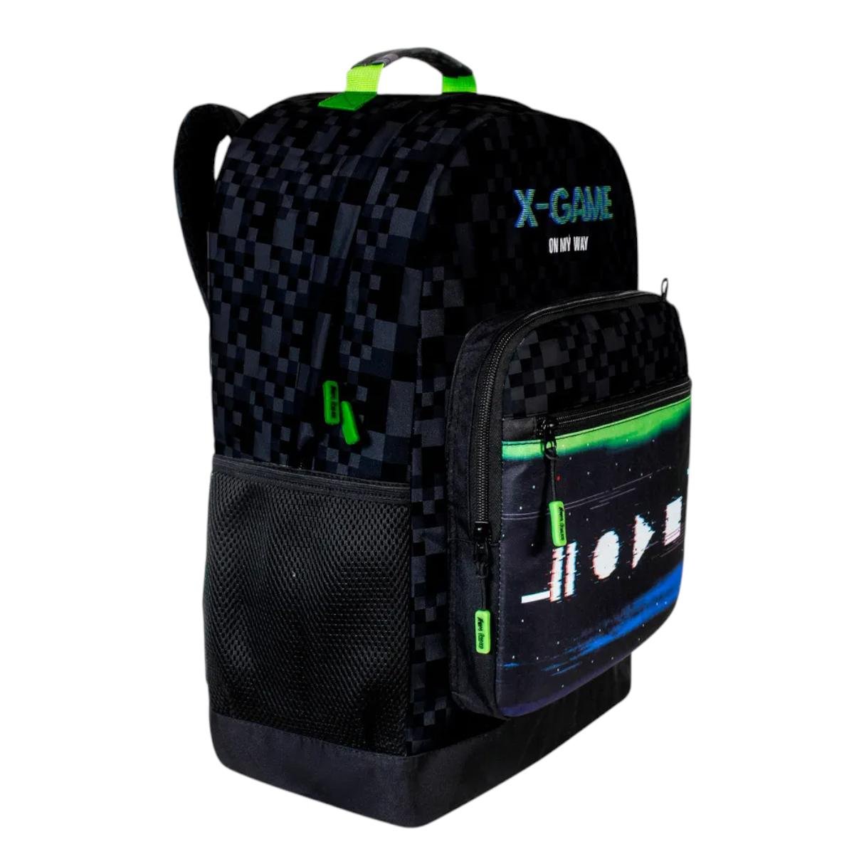 Mochila college x-game masculina costas xeryus Preto 3