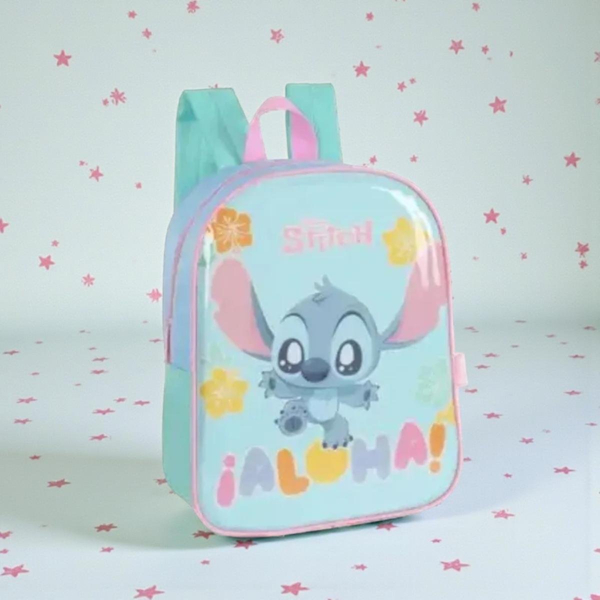 Mochila de costas mini stitch pink luxce Verde 2