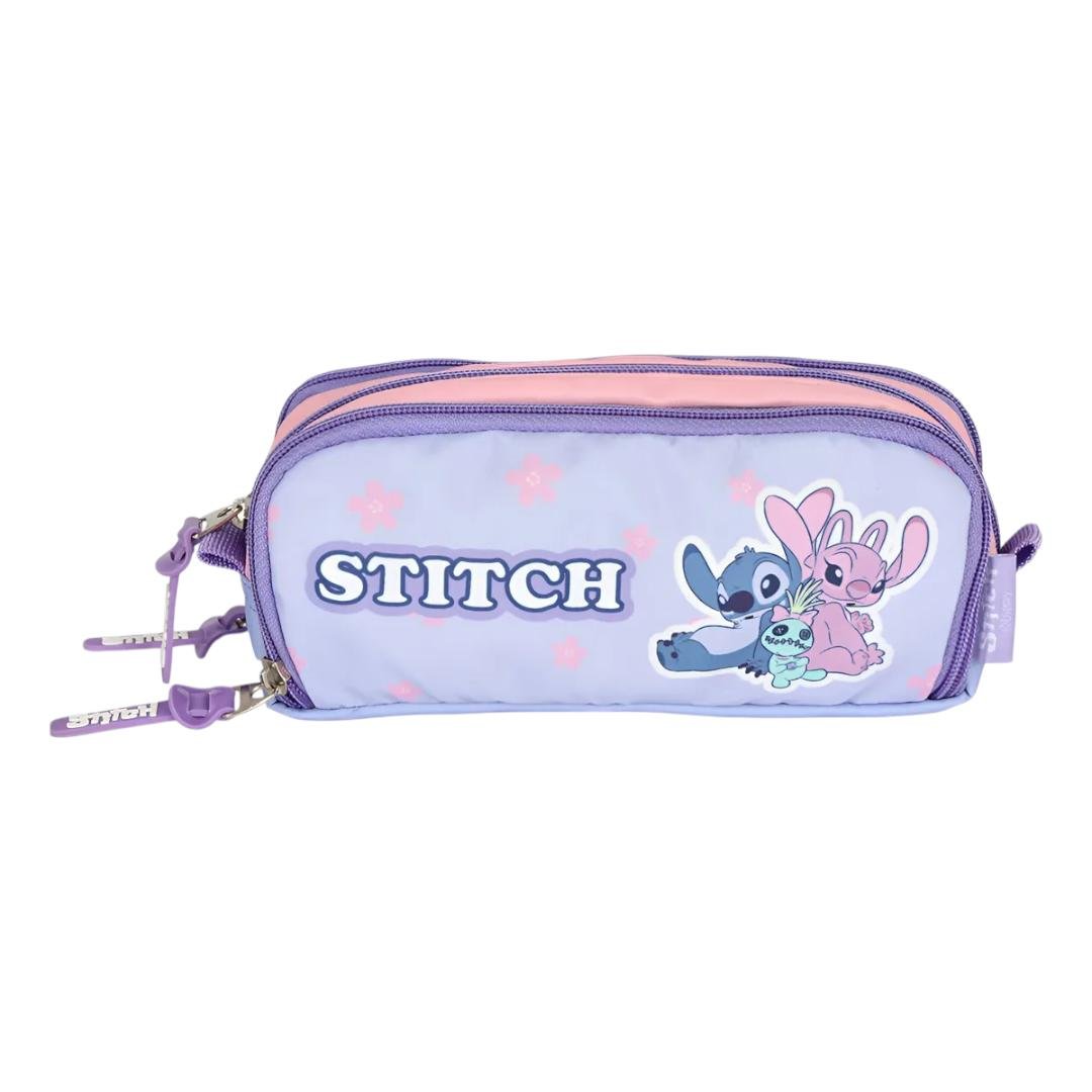 Estojo Stitch Luxcel Estiloso Grande