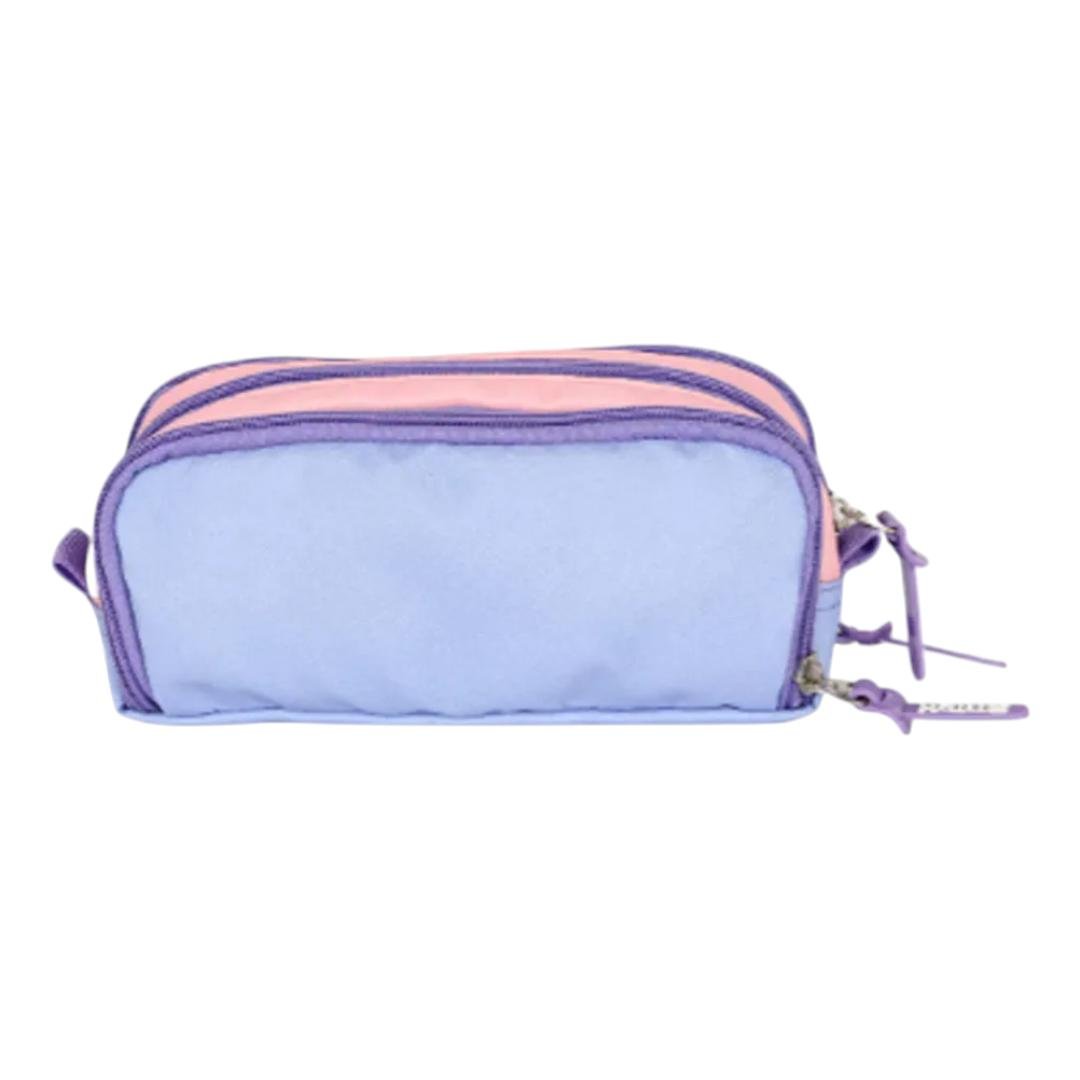 Estojo Stitch Luxcel Estiloso Grande Roxo 4