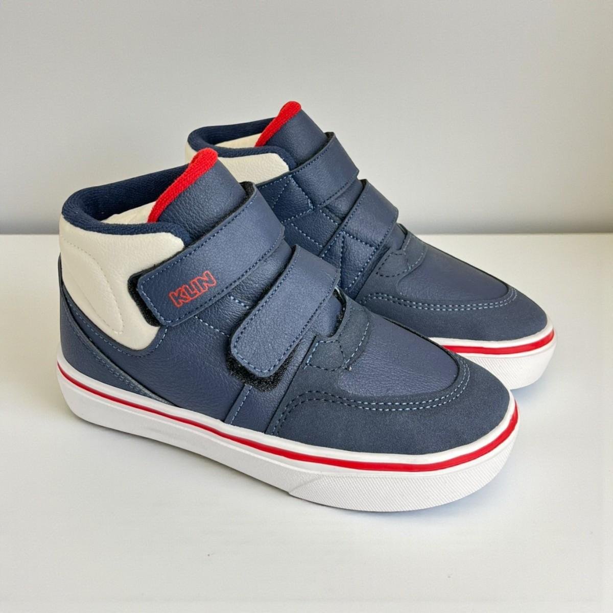 Tênis Infantil Meninos Klin Freestyle Mini Preto Azul Marinho 2