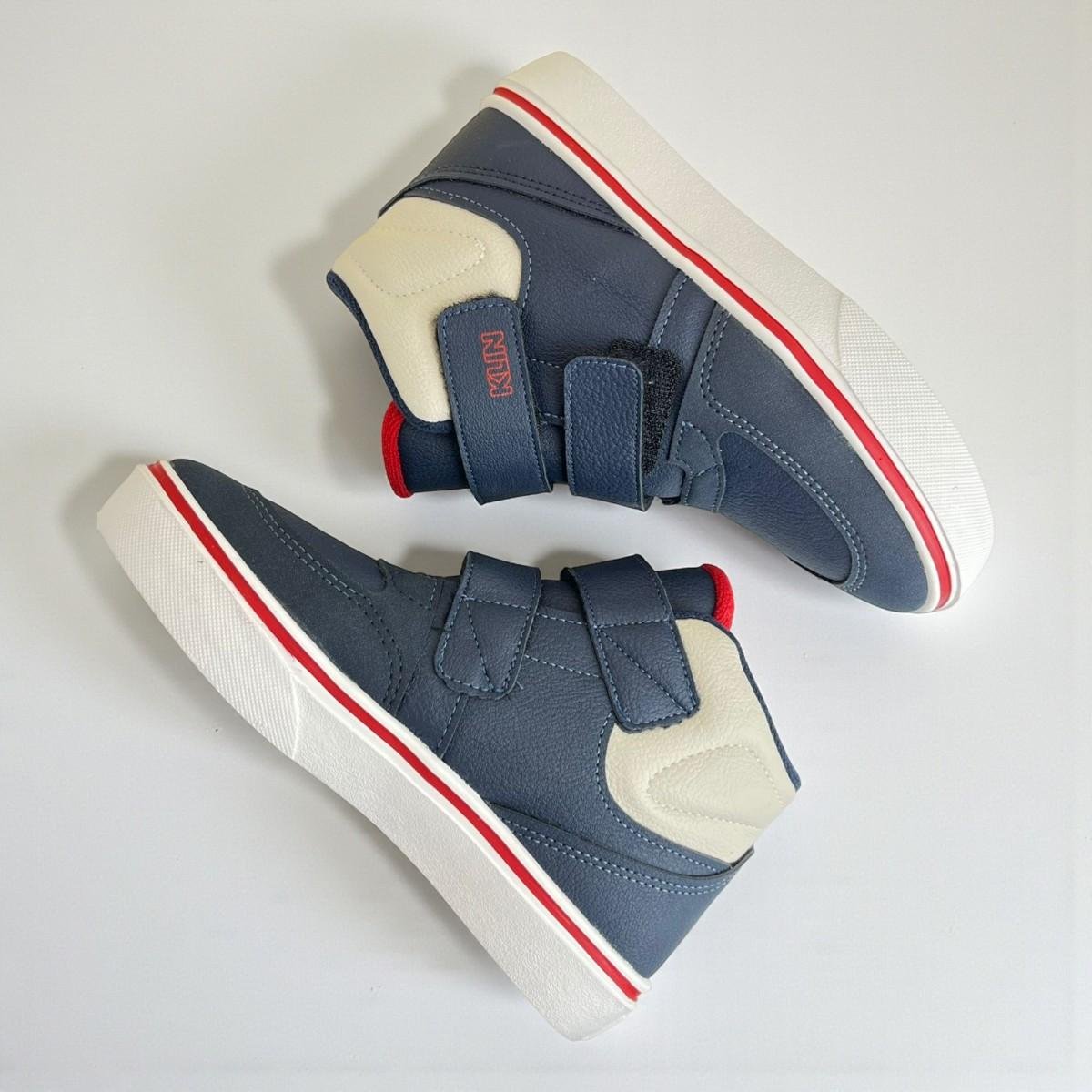 Tênis Infantil Meninos Klin Freestyle Mini Preto Azul Marinho 6