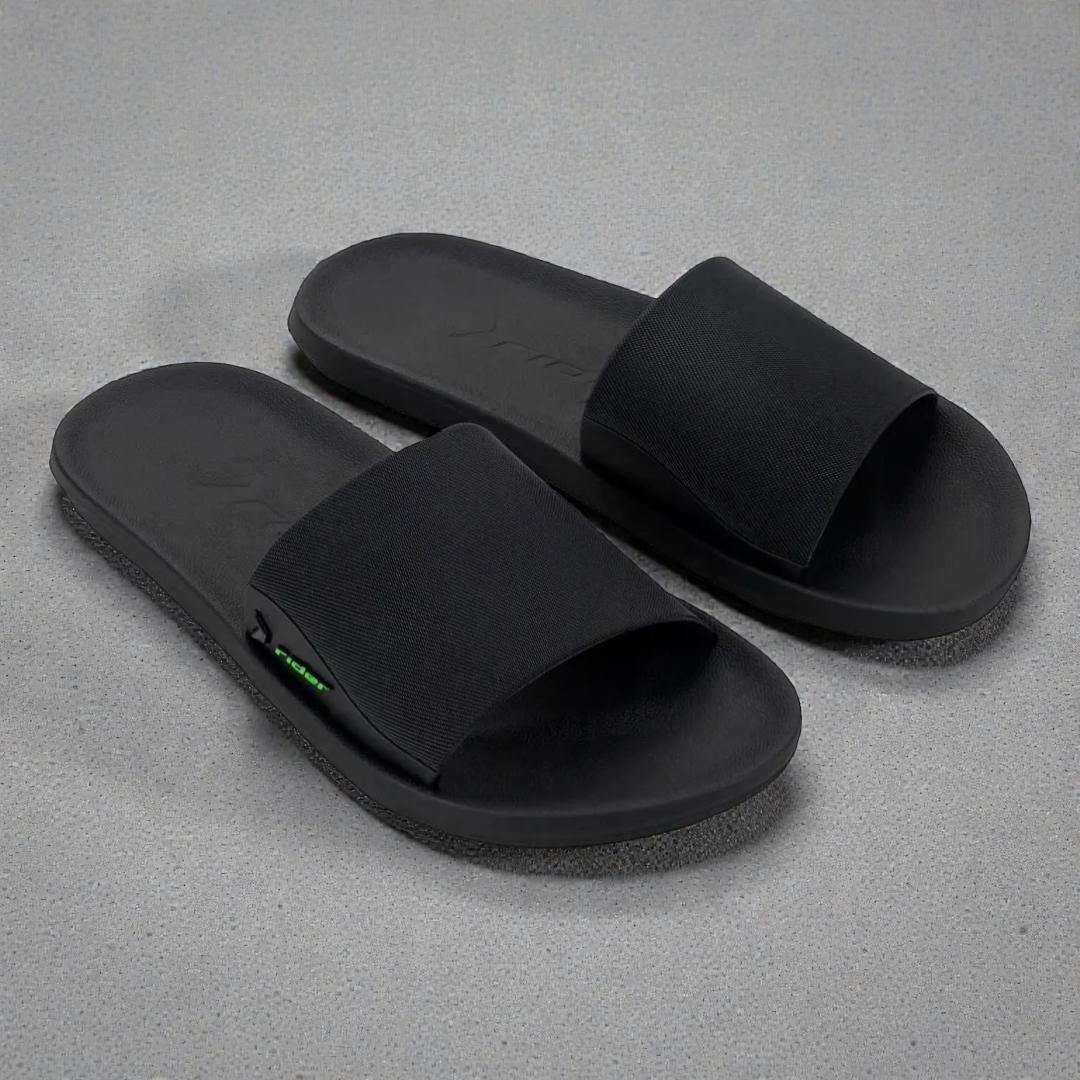 Chinelo Slide Rider Feel Masculino Preto 2