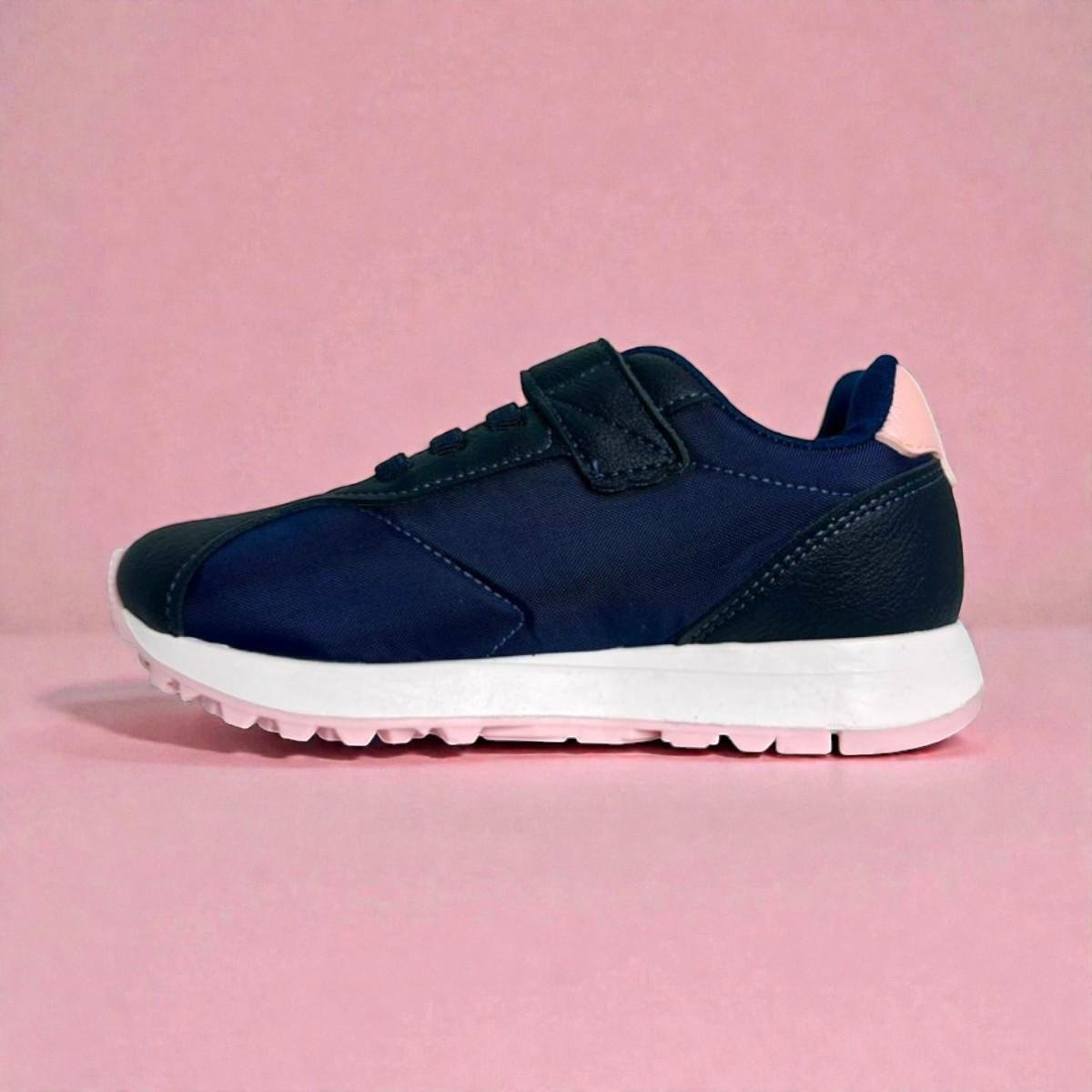 Tênis Klin Walk Mini Meninas Marinho Rosa 216134000 Azul Marinho/Rosa 2